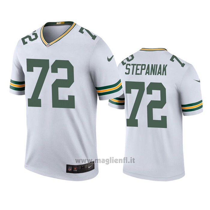 Maglia NFL Legend Green Bay Packers Simon Stepaniak Bianco Color Rush